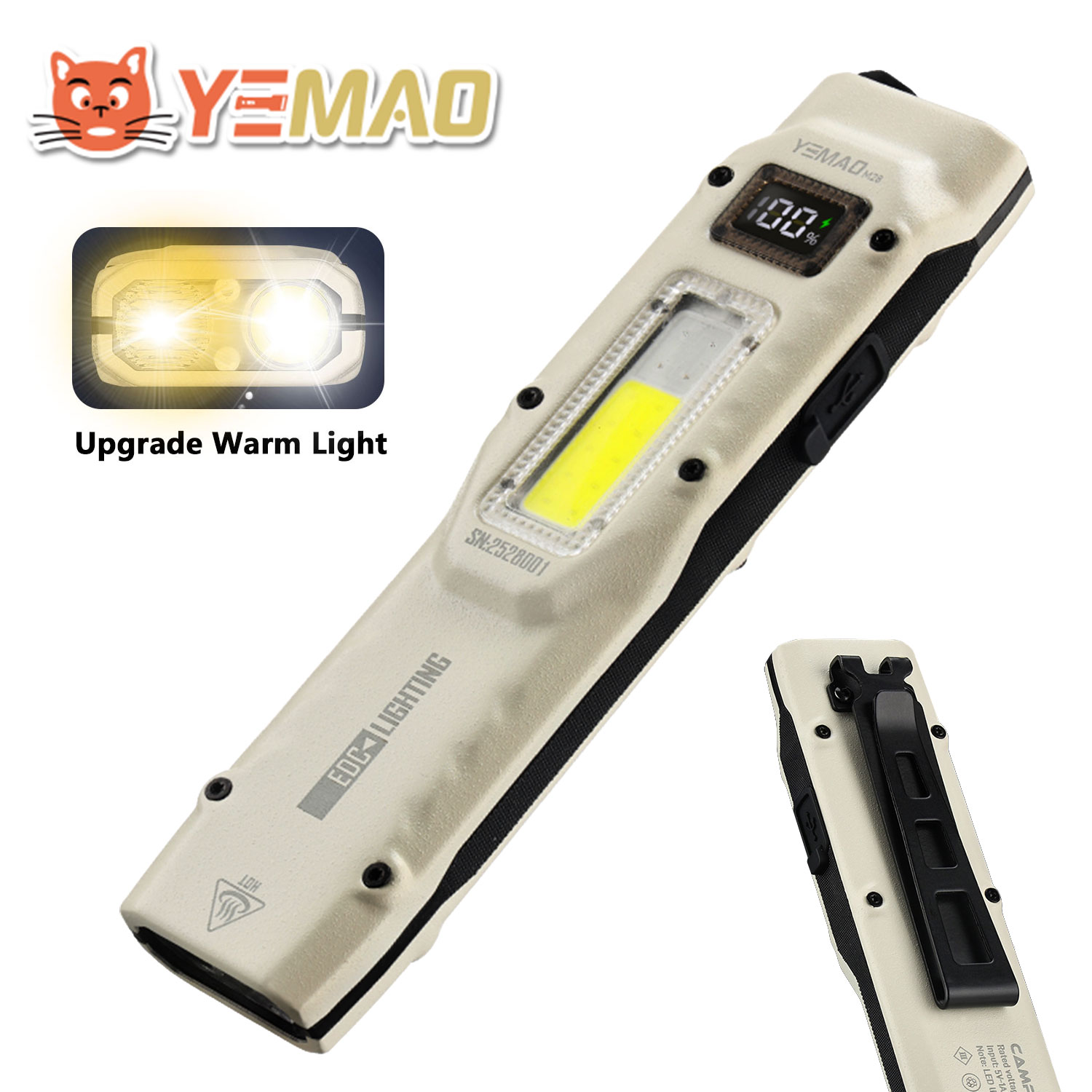 Outdoor Adventure Trips - YEMAO M28 Super Bright EDC Flashight