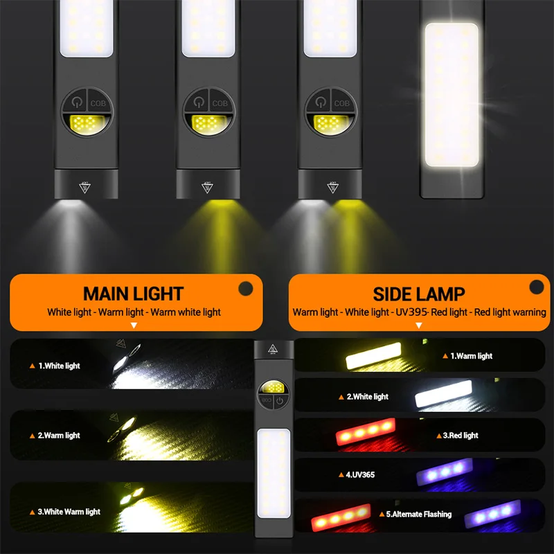 COB+LED Multifunctional Flashl - Outdoor Adventure Trips ulasan dan harga