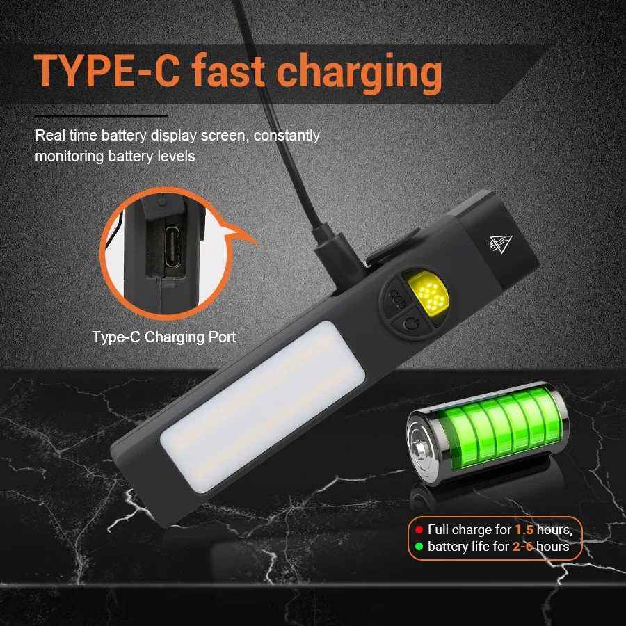 COB+LED Multifunctional Flashl - Outdoor Adventure Trips ulasan dan harga