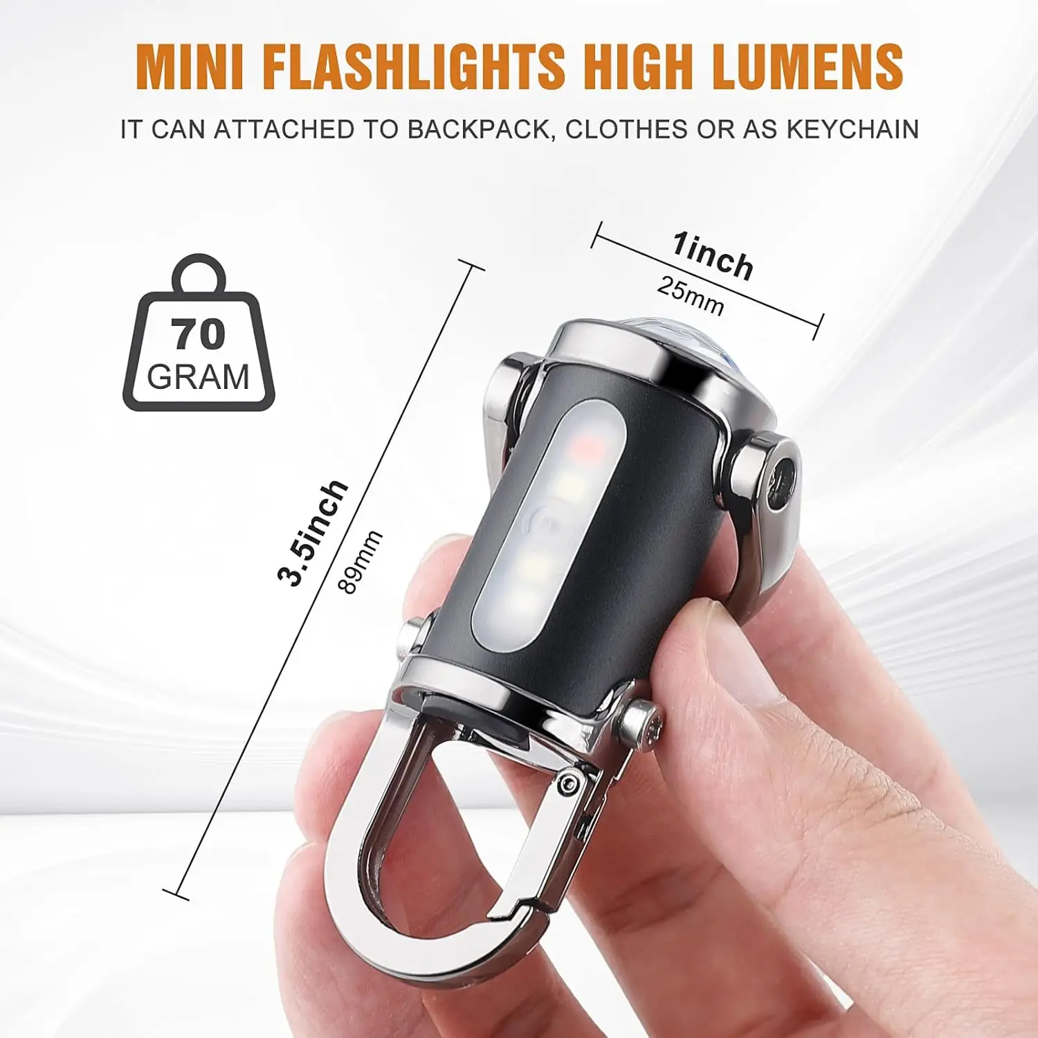 Mini Keychain Flashlight Recha - Outdoor Adventure Trips ulasan dan harga