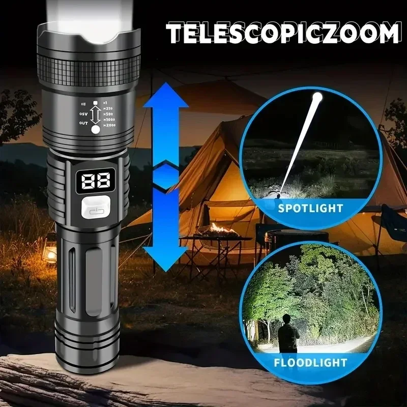 Zoomable Tactical Laser Flashl - Outdoor Adventure Trips ulasan dan harga