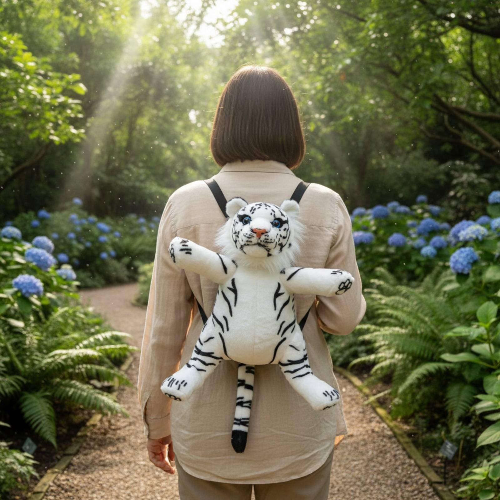 Soft Leopard Plush Doll Bag fo - Outdoor Adventure Backpack ulasan dan harga